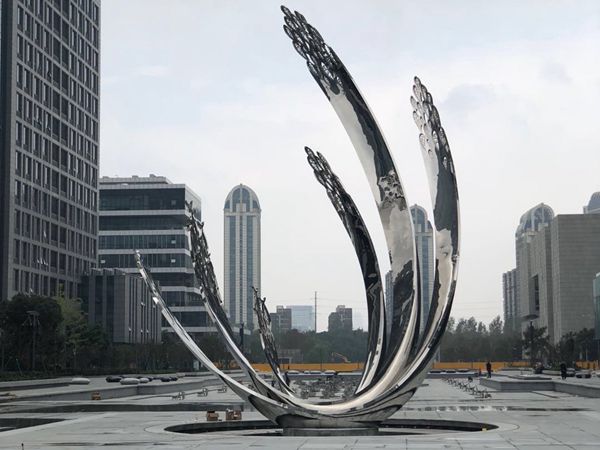 宁波东部新城中央商务区景观提升工程16米主雕塑